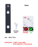 Magnetic LED Bar Cat Eye Spot Light Effect Rechargeable Battery Lamp USB Night Lights for Kitchen Under Cabinet Wardrobe cuisine Jennyshome