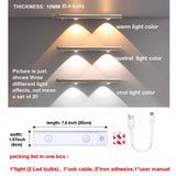 Cat Eyes Motion Sensor Light Led Induction Cabinet Light Home Decord Light Ultria Thin LED Hallway Wireless Induction Lamp Jennyshome