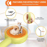 Cat Brush Pet Comb Hair Removes Pet Hair Brush For Cats Dogs Self Cleaning Slicker Brush Removes Tangled Hair Cat Accessories Jennyshome