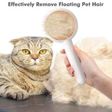 Cat Brush Pet Comb Hair Removes Pet Hair Brush For Cats Dogs Self Cleaning Slicker Brush Removes Tangled Hair Cat Accessories Jennyshome