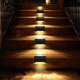 Outdoor Garden Stair Step Light Solar Night Light Jennynailart