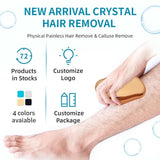 Crystal Physical Hair Removal Bleame Hair Eraser Painless Safe Epilator Easy Cleaning Body Beauty Reusable Glass Hair Remover Jennynailart