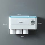 Wall-mounted Toothbrush Holder Storage Rack - Jennyhome Jennyhome