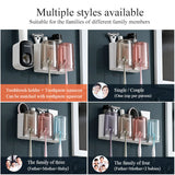 Wall-Mounted Toothbrush Holder Set - Jennyhome Jennyhome