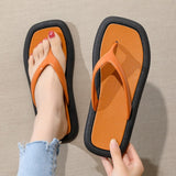 Women Simple Solid Color Comfortable Slippers Fashion Casual Non-Slip Sandals-Jennyhome Jennynail