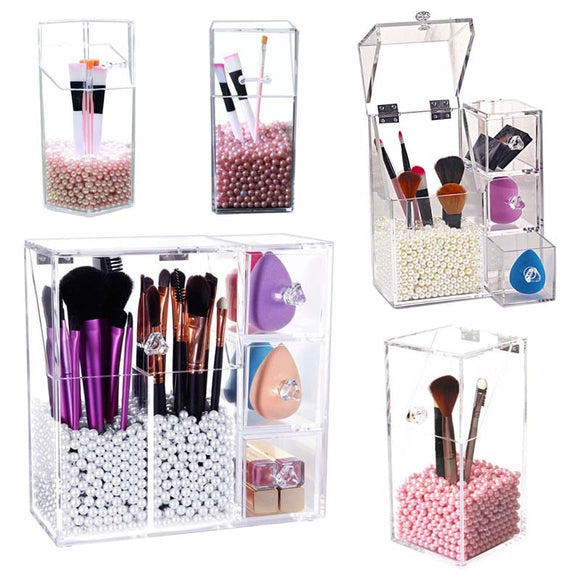 5 styles PS Acrylic Makeup Organizer Cream Storage Box-Jennyhome