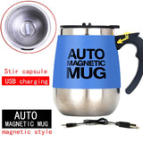 USB Rechargeable Automatic Self Stirring Magnetic Mug - Jennyhome Jennyhome