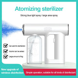 USB Rechargeable Disinfection Blue Light Nano Steam Gun - Jennyhome Jennyhome