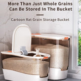 Insect & Moisture Proof Rice Storage Box With Scoop - Jennyhome Jennyhome