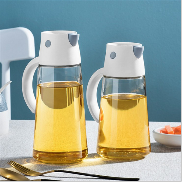 Automatic Opening Glass Oil Container - Jennyhome Jennyhome