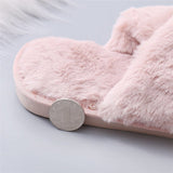 Soft Fluffy Cozy Faux Fur Slippers - Jennyhome Jennyhome