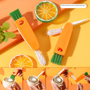 Three-in-One Cup Lid Cleaning Brush - Jennyhome Jennyhome