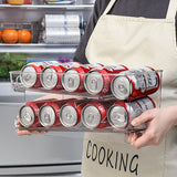 2-Tier Rolling Refrigerator Soda Cans Organizer - Jennyhome Jennyhome